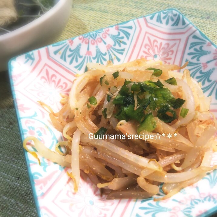 見た目は地味でも美味しい♡もやしとザーサイの和え物